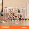 Estante de Exhibición de Cajas Sorpresa Vitrina de Mano Bubble Mate Bloques de Construcción Lego Caja de Almacenamiento de Muñecas con Puerta Magnética a Prueba de Polvo