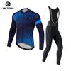 Traje de ciclismo XINTOWN con tirantes largos para primavera y otoño, traje de ciclismo fino y transpirable para hombre