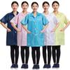Ropa antiestática, bata de manga corta, ropa antipolvo, ropa de trabajo, azul, rosa, blanco, para mujer y hombre, electrónica, fábrica, alimentos, ropa estática