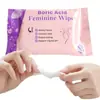 Caixa Completa Transfronteiriça de Lenços Umedecidos para Limpeza, Cuidado e Desinfecção das Partes Íntimas Femininas para Relação Sexual, Lenços de Limpeza Vaginal Higiênicos Descartáveis