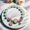 Pulsera de Ojo de Gato Mariposa Blanca/Azul/Morada/Verde/Rosa para Mujer Moda Elegante Más Fácil de Combinar Pulsera de Temperamento Transmisión en Vivo Nuevo Estilo Caliente