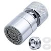 Extensor de ducha para grifo de cocina, artefacto de agua a prueba de salpicaduras, filtro giratorio universal, salida de agua, burbujeador
