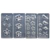 Molde de silicona para arte de uñas nuevo transfronterizo flor de hielo flor de rosa flor de huevo flor pequeña concha caracola joyería tridimensional para arte de uñas