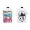 Verano 2026 Nueva Marca Americana de Moda Hellstar Camiseta de Manga Corta Desgastada Retro Estampado 3D Transfronteriza Personalizable