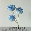 Materiales Florales Azul Cielo para Bodas, Flores de Seda, Arreglos Florales para Celebraciones de Bodas, Decoraciones Florales para Salones, Flores Decorativas Suaves para Techos, Flores para Pasillos