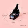 Soporte para teléfono original nuevo y práctico con figura de gatito, decoración DIY, adorno de resina para escritorio, venta al por mayor