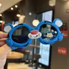 Óculos de Sol Polarizados Infantis Tigre Saltitante Óculos Fofos Protetor Solar Crianças Pooh Tigre Silicone Desenho Animado Óculos
