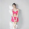 Nuevo y Moderno Traje de Baño de Dos Piezas para Mujer que Cubre el Cuerpo, Hace que el Pecho Parezca Más Pequeño y Realza la Apariencia de la Altura