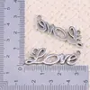 Prata Vintage Popular Símbolos de Letras Retrô Acessórios para Joias DIY Liga Colar Pulseira Pingente Atacado