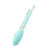 Pinza de comida de silicona pinza para barbacoa calentada multicolor herramientas para hornear pinza para pan BBQ al por mayor 9 pulgadas 12 pulgadas