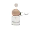 Botella de Vidrio Vacía para Aromaterapia Montada en Coche Adorno de Fragancia para Coche Vidrio Transparente Espeso de Alto Valor Botella Vacía de Recarga