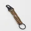 Fivela de Escalada Paracord de Sete Fios Pingente Trançado Chaveiro Bico de Águia Paracord de Sete Fios Joias de Paracord Trançado Chaveiro
