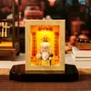 Adorno de Juego de Cinco Dioses de la Riqueza de Estilo Chino, Tendencia Nacional, para Escritorio de Oficina, Ofrenda, Caja de Regalo Cultural y Creativa para Atraer Riqueza de Escritorio