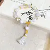 No soy un dios de la pulsera de actuación, pulsera hecha por fans de Chen Ling, nuevo estilo chino borla de cuentas rojas joyería de mano con cuentas de impresión al por mayor