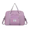 Bolsa de armazenamento de viagem multifuncional para mudanças de dormitório, bagagem portátil de grande capacidade com haste retrátil, bolsa de viagem impermeável unissex