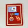 Oro Puro 999 Gama Alta Exquisito Regalo Día de San Valentín Chino 520 Paz y Alegría Princesa Por Favor Haz Galletas de la Fortuna para que Otros las Regalen Venta al por Mayor