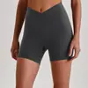 Pantalones Cortos de Yoga de Cintura Alta Transfronterizos Europeos y Americanos, Pantalones Deportivos Ajustados para Mujer que Realzan los Glúteos de Melocotón, Venta al por Mayor
