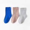 Calcetines de Algodón Puro para Niños, Nuevos Calcetines de Media Pantorrilla Otoño e Invierno, Calcetines Rayados de Colores Caramelo para Niños y Niñas, Calcetines 100% Algodón para Bebés y Niños Pequeños