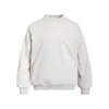 Moletom Liso Colorido Simples Solto Masculino Primavera Outono Vibe Marca da Moda Streetwear Bolso Lateral Gola Redonda Moletom Casual Pulôver