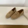 Elegantes mocasines sin cordones para mujer, novedad versátil de otoño 2026, zapatos de suela gruesa