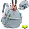 Mochila Deportiva Personalizada con 2 Raquetas, Bolsa Impermeable para Bádminton, Tenis, Pickleball, Mochila Cruzada Deportiva