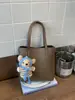 Bolso de Alta Gama con Textura de Gran Capacidad para Mujer 2025 Nuevo Bolso Cruzado Versátil Casual Bolso Cubo de Nicho para Viajes y Uso Diario