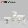 Tê Redutor de PVC Xijiayuan 50 75 110mm Junta de Tubo de Drenagem Tê Redutor Conexões para Tubo de Esgoto