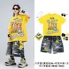 Roupas da moda infantil para dança de rua estilo hip-hop roupas hip-hop legais e estilosas para meninos e meninas para apresentações de rua infantil