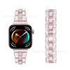 Adequado para Huawei Fit3/4/5Pro Pulseira de Relógio de Metal Cravejada com Diamantes Huawei Rosqueada Diamante de Duas Fileiras Pulseira de Relógio Diamante Piscante