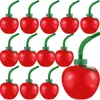 Taza Personalizada con Forma de Manzana para Exportación de Fábrica, Popular Botella de Plástico con Forma de Fruta para Exteriores en Verano, Regalo para Fiesta Festiva