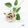 Simulación rosa pequeña europea rama única tela de seda falsa decoración hogar sala de estar flor fila suelo salón de bodas producción mano novia