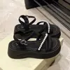 Sandalias Estilo Hada, Versátiles para Verano, Nuevas Sandalias Deportivas de Moda Ligeras y de Suela Suave para Mujer, de Suela Gruesa y Antideslizantes, 2026