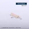 Conectores de Muebles de Madera, Tapones de Madera, Tapones Redondos de Madera de Fibra Recta, Tapones para Agujeros Finales de Patas de Madera Maciza para Gabinetes, Tarugos de Madera de Fibra Diagonal, Clavos de Madera, Muebles para el Hogar