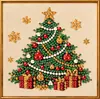 Pintura de Diamantes 5D Gato Calabaza Fantasma de Halloween Kit DIY Papá Noel Pintura de Diamantes Hecha a Mano Decoración Festiva