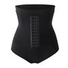 Pantalones abdominales de cintura alta con costuras en el pecho y realce de cadera para mujer, braguitas moldeadoras de abdomen posparto.