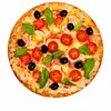 Manta con Estampado de Burrito Mexicano de Franela Seleccionada Transfronteriza Manta Gruesa para Siesta Redonda Personalizada con Estampado de Pizza Manta para Sofá