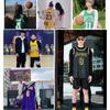 Conjunto de Uniforme de Baloncesto Jersey Kobe Bryant No. 24 Lakers Lebron James No. 23 Uniformes de Equipo Impresos para Niños, Hombres y Mujeres, de Secado Rápido