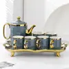 Conjunto de Copos de Água de Cerâmica para Casa Sala de Estar Copo de Água Alto Valor Estético Copo Caixa de Presente Presente de Inauguração Conjunto de Chá Estilo Levemente Luxuoso