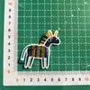 Nova Moda Desenho Animado Pequeno Bordado Solúvel em Água Pônei DIY Decoração de Roupas Acessórios Atacado
