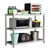 Prateleira de Armazenamento de Cozinha Aço Carbono De Chão Múltiplas Camadas Prateleira de Depósito Prateleira para Micro-ondas Prateleira de Armazenamento Prateleira de Armazenamento de Cozinha