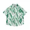 Camisas Hawaianas de Manga Corta New Retro Transfronterizas para Hombres y Mujeres, Casual Modernas Holgadas para Parejas, Camisas Florales de Playa para Vacaciones
