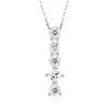 Collar de moda de comercio exterior estilo ins de lujo ligero nicho, nuevo accesorio de collar 925 de plata transfronterizo que no se decolora para mujeres en verano