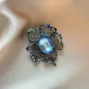 Broche Mariposa de Cristal de Lujo de Alta Gama Transfronterizo, Cristal Retro Incrustado con Diamantes, Elegante y con Estilo, Broche para Chaqueta de Traje para Mujer
