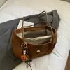 Bolsa Retro Fosca de Comércio Exterior Feminina Grande Capacidade Nova Casual Versátil Bolsa de Ombro Textura Bolsa Tote de Mão para o Dia a Dia