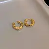 Brincos Coreanos Minimalistas de Pérola Agulha de Prata Coração Ninho de Alto Nível Temperamento Tachas Brincos Doces Versáteis Atacado Mulheres