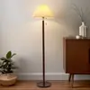 [Transfronterizo] Lámpara de pie de lectura para sala de estar, color veteado de madera, ambiente acogedor y minimalista, lactancia, estudio, dormitorio nórdico, hotel