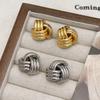 Pendientes Geométricos Transfronterizos Europeos y Americanos para Commuter de Amazon Fashion Pendientes Metálicos Exagerados con Estilo Retro Accesorios de Alta Gama para Mujer