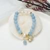 Nova Pulseira de Pedra Azul frisada Retro Estilo Chinês Pulseira Micro-incrustada Requintado Saco da Sorte Handset Hanfu Joias Presente