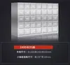 Gabinete Acero Inoxidable Salón de Medicina Tradicional China Gabinete de Medicamentos Uso Pequeño Bai Zi Gui Mesa Dispensadora Gabinete Multicajón Fábrica Sin Metal Otro