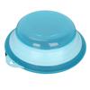 Bacinilla plegable de silicona de plástico azul para cebo, bacinilla plegable para cebo de tracción, multi-tamaño, bacinilla para cebo de comida para peces, artículos de pesca